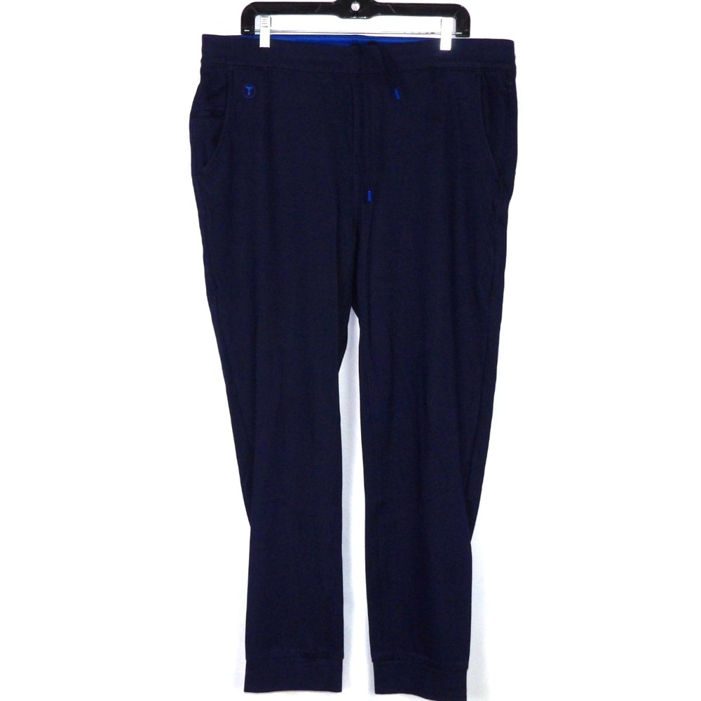 TWILLORY Athlounger Performance Navy Blue Draw String Jogger Pants Men's XXL
